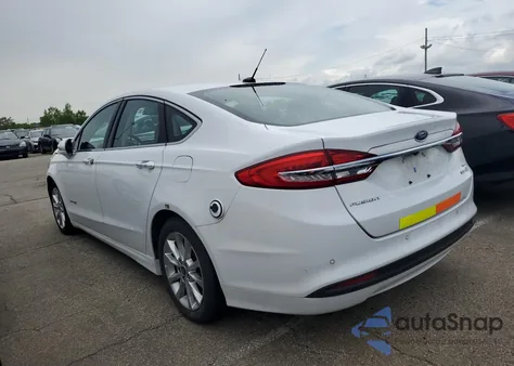 2017 Ford Fusion Se Hybrid z USA, uszkodzony, nr VIN 3FA6P0LUXHR409144